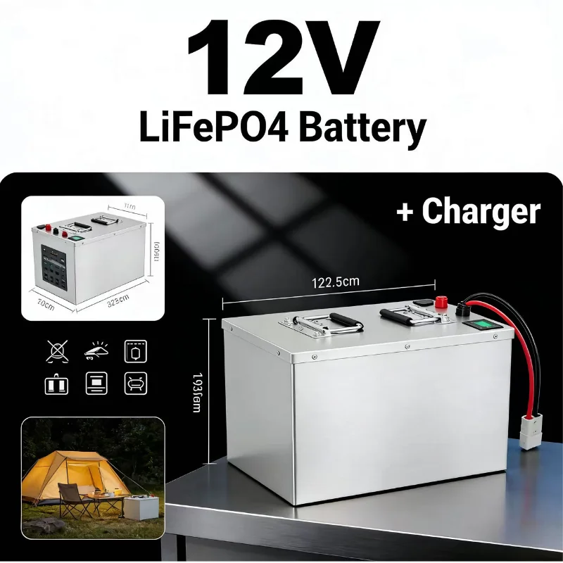 Lifepo4 12V 100Ah Bms Bluetooth - แบตเตอรี่ LiFePO4 12V 24V 48V 100Ah-280Ah