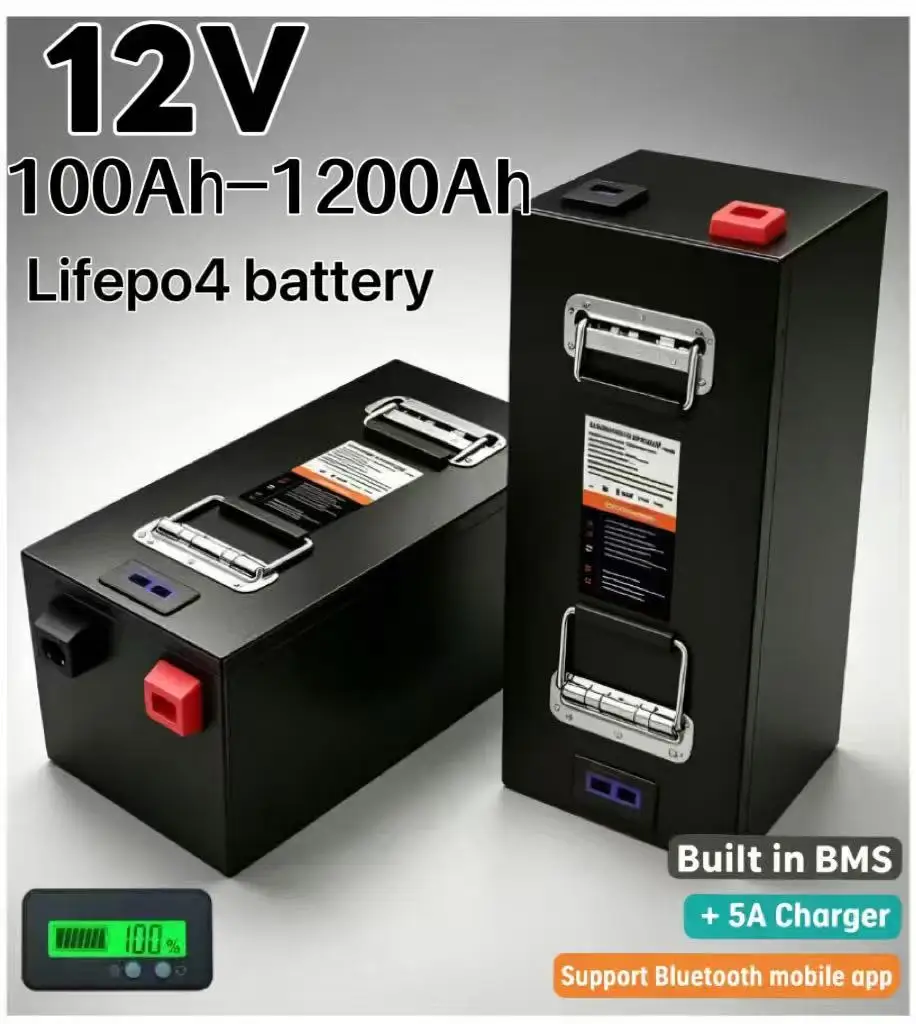 แบตเตอรี่ลิเธียม LiFePO4 12V ค - Lifepo4 12V 100Ah Bms Bluetooth บทวิจารณ์และราคา