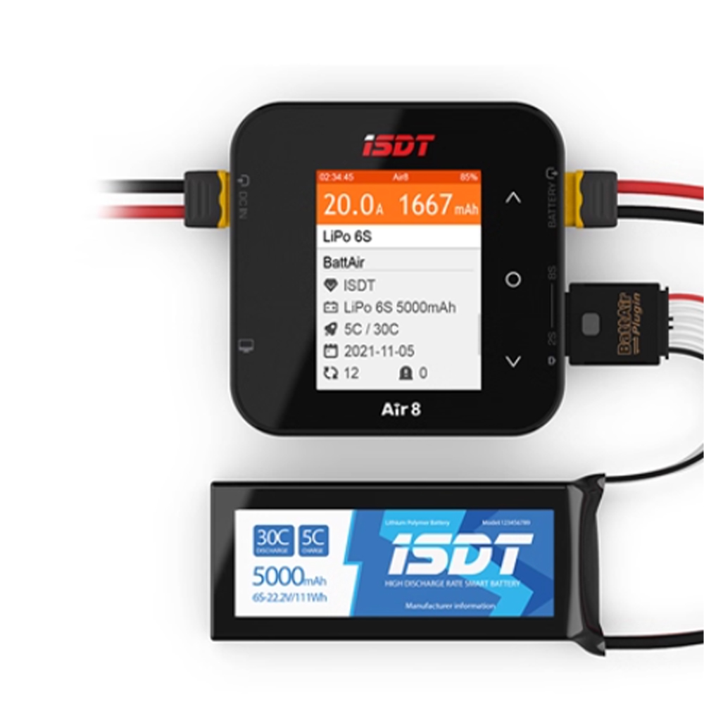 เครื่องชาร์จแบตเตอรี่แบบบาลานซ - Isdt Air8 8S Lipo Charger บทวิจารณ์และราคา