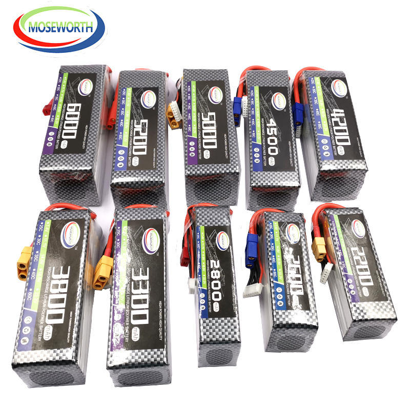 2S 3S 4s 6S 2200 4200 5200 600 - 4S Lipo Battery 14.8V 6000Mah บทวิจารณ์และราคา